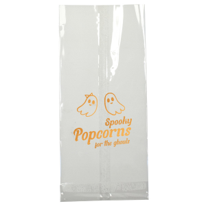 Looking for cute Halloween decor? The Groovy Halloween Bag is for you! This custom trick or treat bag features two adorable ghosts and can be personalized for any Halloween party. 