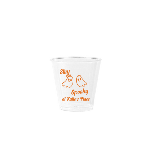 Get groovy this spooky season with the Groovy Halloween Cup. Our custom and cute Halloween decor will add a memorable touch at your Halloween party. Featuring two adorable ghosts, personalize teh design with your own name. 