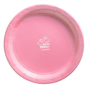 Spooky Nibbles Plate will add a custom touch to your table this Halloween season. If you are looking for custom Halloween decor, this plate is for you. Personalize below two floating ghosts. 