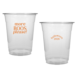 Celebrate Halloween with the More Boos Please Cup. Personalize with the year, and get ready to cheers in style with this modern Halloween party accessory. Perfect for office Halloween parties or at home spooky events. 