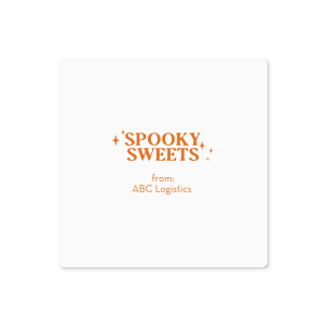 The Spooky Sweets Label will elevate your Halloween festivities! This custom sticker can be adorned from anything from halloween bags to cups. Perfect for companies to use at office parties or Halloween events at home. 