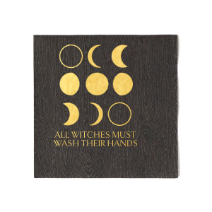 Illuminate your party experience with these personalized Moon Phases Napkin. Foil stamped onto high quality materials, these customizable napkins will have your guest waxing poetically about your unforgettable event.
