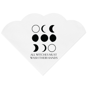 Illuminate your party experience with these personalized Moon Phases Napkin. Foil stamped onto high quality materials, these customizable napkins will have your guest waxing poetically about your unforgettable event.