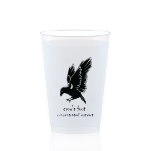 Sneak a taste of the witch's brew with the Crow's Foot Cup. Featuring a simple and classic design sure to be a hit at any Halloween event at home or in the office. 