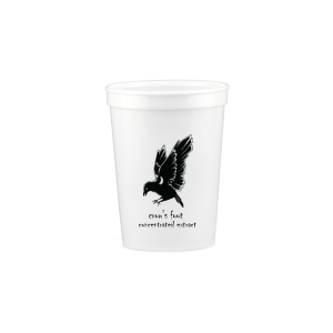 Sneak a taste of the witch's brew with the Crow's Foot Cup. Featuring a simple and classic design sure to be a hit at any Halloween event at home or in the office. 