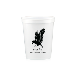 Sneak a taste of the witch's brew with the Crow's Foot Cup. Featuring a simple and classic design sure to be a hit at any Halloween event at home or in the office. 