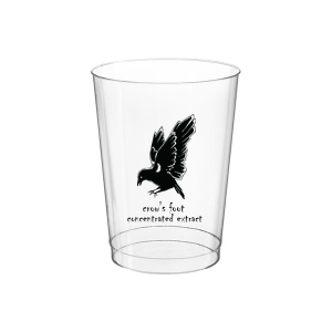 Sneak a taste of the witch's brew with the Crow's Foot Cup. Featuring a simple and classic design sure to be a hit at any Halloween event at home or in the office. 