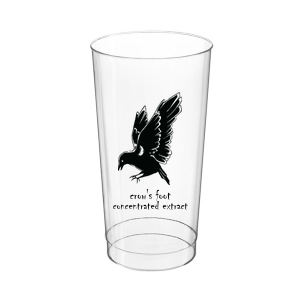 Sneak a taste of the witch's brew with the Crow's Foot Cup. Featuring a simple and classic design sure to be a hit at any Halloween event at home or in the office. 