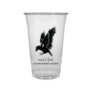 Sneak a taste of the witch's brew with the Crow's Foot Cup. Featuring a simple and classic design sure to be a hit at any Halloween event at home or in the office. 