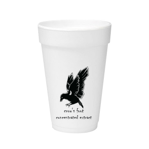 Sneak a taste of the witch's brew with the Crow's Foot Cup. Featuring a simple and classic design sure to be a hit at any Halloween event at home or in the office. 