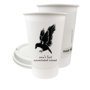 Sneak a taste of the witch's brew with the Crow's Foot Cup. Featuring a simple and classic design sure to be a hit at any Halloween event at home or in the office. 