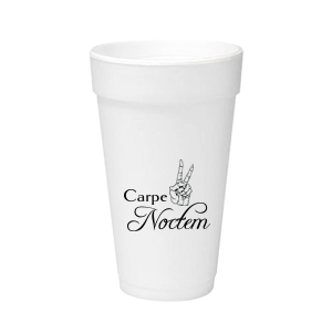 The Carpe Noctem Cup delivers once in a life time thrills and chills to your party. Make a splash with this delightfully devilish accessory. Your goulish gathering is sure to be the talk amongst the dead and the living. 