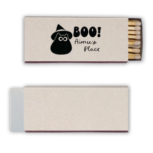 Feel the magic of the Witchy Cat Match! More cute than creepy, this design featuring a chubby black cat is ideal for lighting séances or scented candles in your home. Perfect for anyone with a feline familiar!