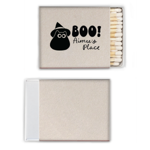 Feel the magic of the Witchy Cat Match! More cute than creepy, this design featuring a chubby black cat is ideal for lighting séances or scented candles in your home. Perfect for anyone with a feline familiar!