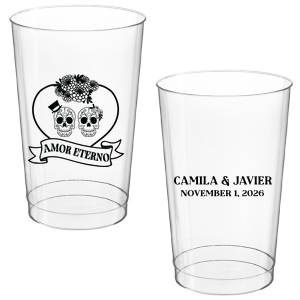 Celebrate fright and fidelity with the Amor Eterno Cup! Available in a variety of styles and ink colors to match your celebration whether it's spooky or sentimental, these customizable cups are sure to be a hit.