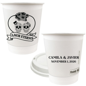 Celebrate fright and fidelity with the Amor Eterno Cup! Available in a variety of styles and ink colors to match your celebration whether it's spooky or sentimental, these customizable cups are sure to be a hit.