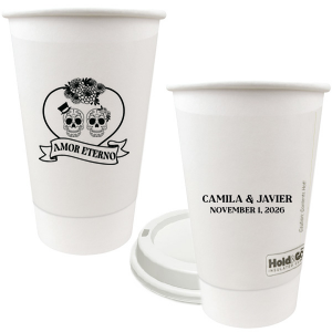 Celebrate fright and fidelity with the Amor Eterno Cup! Available in a variety of styles and ink colors to match your celebration whether it's spooky or sentimental, these customizable cups are sure to be a hit.