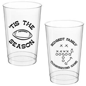Keep game day stocked with the Football Tis The Season Cup. A must-have for diehard sports fans, easily customizable to match your favorite team. Makes great game day souvenirs for friends and family as well!