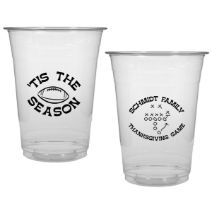 Keep game day stocked with the Football Tis The Season Cup. A must-have for diehard sports fans, easily customizable to match your favorite team. Makes great game day souvenirs for friends and family as well!