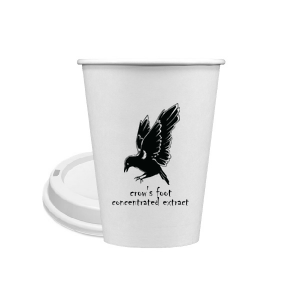 Sneak a taste of the witch's brew with the Crow's Foot Cup. Featuring a simple and classic design sure to be a hit at any Halloween event at home or in the office. 