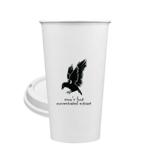 Sneak a taste of the witch's brew with the Crow's Foot Cup. Featuring a simple and classic design sure to be a hit at any Halloween event at home or in the office. 