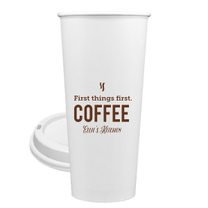 ForYourParty's elegant Matte Chocolate Ink 12 oz Paper Coffee Cup with Matte Chocolate Ink Screen Print will impress guests like no other. Make this party unforgettable.