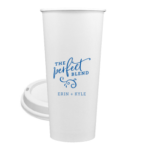Toast to togetherness with the Perfect Blend Names Cup, where 'Perfect' swirls in script above a stylish flourish. Beneath, the couple's names confirm it's a match made in beverage heaven, ideal for cozying up with a warm cup.