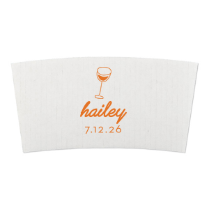Captivate your guests with the Minimal Bridal Shower Coffee Sleeve. The sleek design imparts a sense of elegance and simplicity. Personalize the text to add names and dates to make this design as unique as you are!