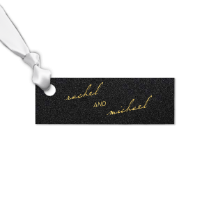 Add a touch of timeless elegance with the Vintage Modern Script Gift Tag. Featuring the couple's names in sophisticated script, these tags transform any gift into a classy memento, perfect for guests or any occasion that calls for a dash of grace.