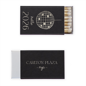 The new year is bright with the Hello New Year 2026 Match! The sleek and chic design is sure spark up a good time at this year's holiday function. Easily customizable to match your taste, perfect for creating a New Year's souvenir! 