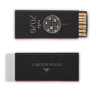 The new year is bright with the Hello New Year 2026 Match! The sleek and chic design is sure spark up a good time at this year's holiday function. Easily customizable to match your taste, perfect for creating a New Year's souvenir! 