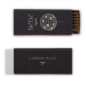 The new year is bright with the Hello New Year 2026 Match! The sleek and chic design is sure spark up a good time at this year's holiday function. Easily customizable to match your taste, perfect for creating a New Year's souvenir! 