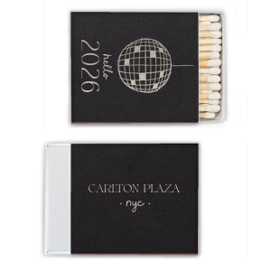 The new year is bright with the Hello New Year 2026 Match! The sleek and chic design is sure spark up a good time at this year's holiday function. Easily customizable to match your taste, perfect for creating a New Year's souvenir! 
