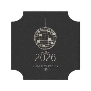 Begin the year with style with the Hello New Year 2026 Coaster! The stylish and functional coaster comes in a variety of shapes and colors to suit your festivity needs.