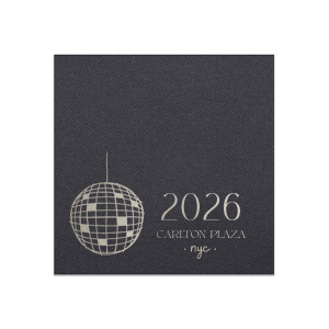 Celebrate the good times this coming yea with the Hello New Year 2026 Napkin. Available in a variety of styles, colors and sizes, the elegant and functional dinnerware is perfect for celebrations at home or work. 