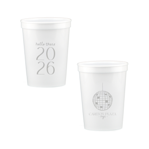 Cheers to the new year with the Hello New Year 2026 Cup! The trendy cup is perfect for holiday parties, available in a variety of sizes, styles and colors to best suit your party-going needs.