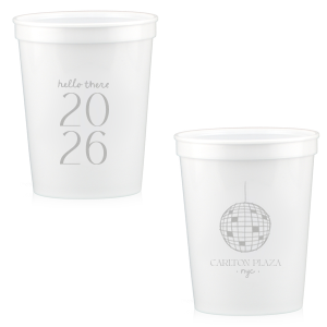 Cheers to the new year with the Hello New Year 2026 Cup! The trendy cup is perfect for holiday parties, available in a variety of sizes, styles and colors to best suit your party-going needs.