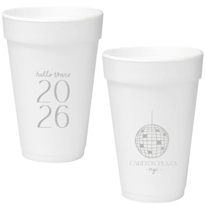 Cheers to the new year with the Hello New Year 2026 Cup! The trendy cup is perfect for holiday parties, available in a variety of sizes, styles and colors to best suit your party-going needs.