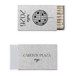 The new year is bright with the Hello New Year 2026 Match! The premium glitter paper is sure spark up a good time at this year's holiday function. Easily customizable in different colors to match your taste, perfect for creating a New Year's souvenir! 