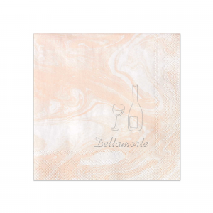 Leave a lasting impression on your guests with the Embossed Wine Bottle Napkin. The simple yet elegant design is embossed into the napkin style, size and color of your choice, making this an unforgettable hit at your next party! 