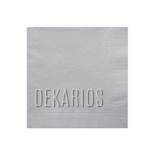 Impress your guests with the Bold Embossed Name Napkin. Popular for home entertainment, formal functions and professional affairs, the embossed look leaves a lasting impression of elegance and functionality. Customize the text to bestow a personalized touch that is sure to dazzle attendees.