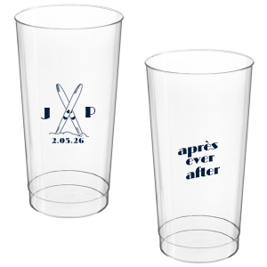 Enjoy a cool beverage after hitting the slopes served in the Après Ever After Cup. The sporty design is perfect for when you need a referesher at home or on holiday. Customize the design to give it your own unique and personalized touch.