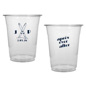 Enjoy a cool beverage after hitting the slopes served in the Après Ever After Cup. The sporty design is perfect for when you need a referesher at home or on holiday. Customize the design to give it your own unique and personalized touch.