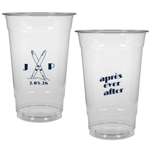 Enjoy a cool beverage after hitting the slopes served in the Après Ever After Cup. The sporty design is perfect for when you need a referesher at home or on holiday. Customize the design to give it your own unique and personalized touch.