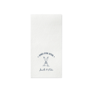 The Après Ever After Folded Dinner Napkin is just what you need for home entertainment during the winter season. The customizable design is perfect for holiday, vacation or outdoor themed parties available in a variety of colors, materials and styles to compliment your unique tastes.