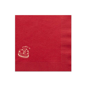 The Cherry Cake Napkin makes for a sweet addition to your next party event! This napkin takes the cake when it comes to style and function, available in a wide variety of styles and colors to best match your personal tastes.