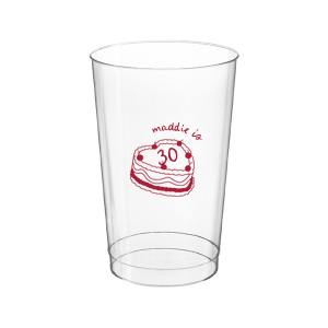 The Cherry Cake Cup makes for a sweet addition to your next party event! Whether it's for a birthday, valentines or wedding, the cute cup is available in a wide variety of styles and colors to best match your personal tastes.