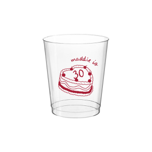 The Cherry Cake Cup makes for a sweet addition to your next party event! Whether it's for a birthday, valentines or wedding, the cute cup is available in a wide variety of styles and colors to best match your personal tastes.