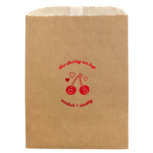 Pair your next big party with something sweet in the Cherry On Top Bag. The stylish design makes for perfect giftware, imparting a memento or souvenir to your adoring guests. Featuring customizable text and colors, choose the best way to express yourself!