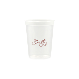 Show your ever-lasting commitment with the Heart Locket Cup. Whether for weddings, engagements or anniversaries, the highly stylish and sturdy drinkware is perfect for champagne or mixed drinks and is customizable in your choice of color and style to make your special party event is one to remember forever. 